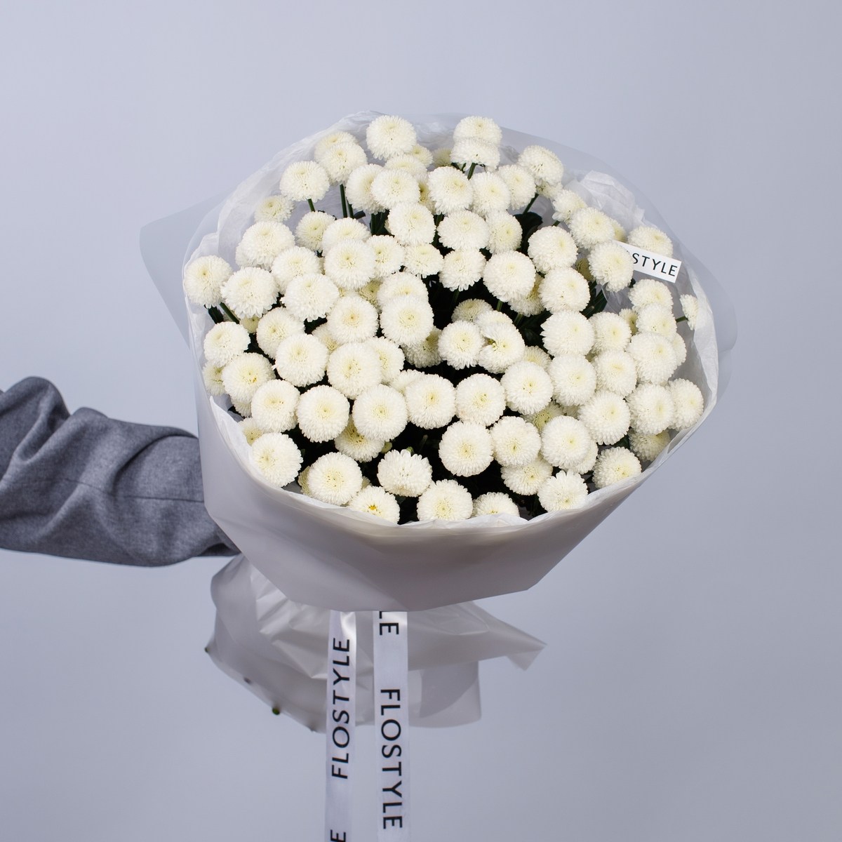 buket s kustovoj hrizantemoj 665